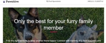 Pawsitive project Image